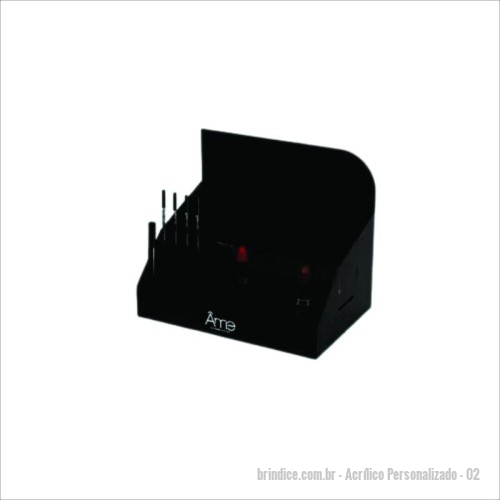 Acrílico personalizado - Acrílico Personalizado - 02 - Organize seus itens de maquiagem de maneira mais prática e confortável. Com um design versátil e clean, o nosso display agrada todos os gostos e se adapta em qualquer ambiente. Produzido em Acrílico 100% virgem que não amarela. - 166908 - Portal de Brindes Personalizados | Guia Bríndice 38 Anos - Acrílico