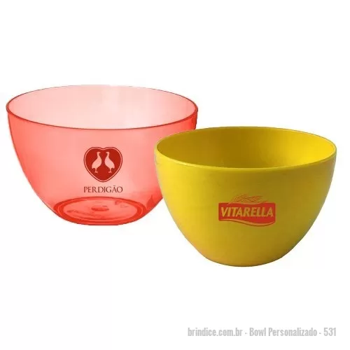 Bowl Personalizado 531 - Vertplast Brindes - 152605 | Guia Bríndice