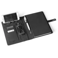 Caderno com Powerbank Personalizado Caderno com Powerbank Personalizado