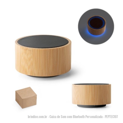 Caixa de Som com Bluetooth personalizada - Caixa de Som com Bluetooth Personalizada - PEPTEC107 - Caixa de Som Portátil para Brindes - 162108 - Portal de Brindes Personalizados | Guia Bríndice 38 Anos - Caixa de Som com Bluetooth