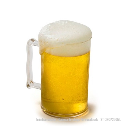 Caneca de chopp personalizada - Caneca de chopp Personalizada - ST CHOP350ML - Caneca de chopp feita de acrílico personalizada para brindes com a sua logomarca em amplo espaço para a divulgação do evento. Com baixo custo e resistente esse é o brinde ideal para promover sua ação - 155251 - Portal de Brindes Personalizados | Guia Bríndice 38 Anos - Caneca de chopp