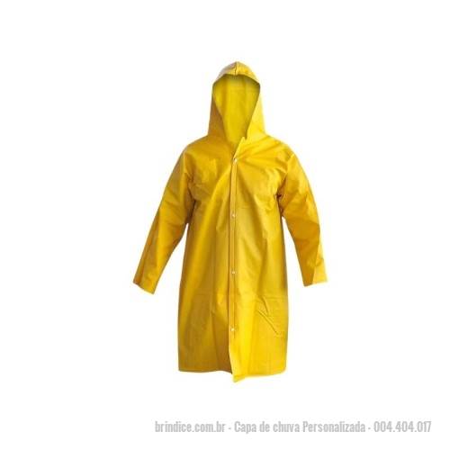 Capa de chuva personalizada - Capa de chuva Personalizada - 004.404.017 - Capa de chuva em Cloreto de polivinilo (PVC)  0,30;  Personalização: Silkscreen, Adulto: P - M - G -GG Especial: G1 - G2 - G3 . Cor : Branco, Azul, amarelo - 164466 - Portal de Brindes Personalizados | Guia Bríndice 38 Anos - Capa de chuva