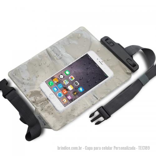 Capa para celular personalizada - Capa para celular Personalizada - TEC189 - Capa para Celular a prova d'água - 118045 - Portal de Brindes Personalizados | Guia Bríndice 38 Anos - Capa para celular