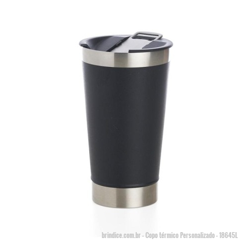 Copo térmico personalizado - Copo térmico Personalizado - 18645L - Copo Térmico 500ml com Abridor Personalizado: Bebidas na Temperatura Ideal em Qualquer Lugar Apresentamos o Copo Térmico 500ml com Abridor Personalizado, a solução perfeita para quem busca praticidade, estilo e bebidas na temperatura ideal em qualquer lugar. Ideal para o dia a dia, viagens, eventos ou como um brinde especial, este copo térmico combina funcionalidade e design moderno. Características Material de alta qualidade: Inox com acabamento liso, garantindo durabilidade e resistência. Capacidade ideal: 500ml, perfeito para manter suas bebidas quentes ou frias por mais tempo. Livre de BPA: Material seguro para a saúde, livre de substâncias nocivas. Tampa com abridor: Praticidade extra para abrir garrafas, ideal para churrascos, festas e eventos ao ar livre. Design moderno e elegante: Ideal para o uso diário, viagens ou como um brinde sofisticado. Personalização exclusiva: Adicione sua marca, logo, nome ou mensagem e transforme o copo térmico em um brinde útil e memorável para se - 171613 - Portal de Brindes Personalizados | Guia Bríndice 38 Anos - Copo térmico