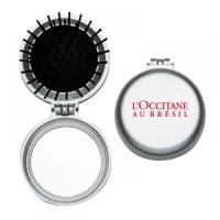 Escova de cabelo com espelho