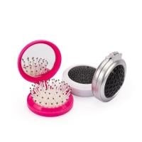 Escova de cabelo com espelho