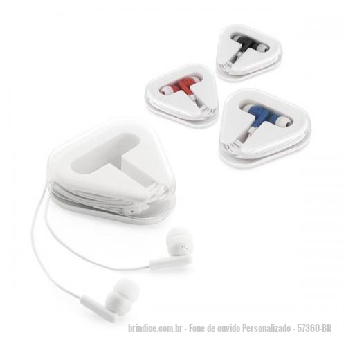 Fone de ouvido personalizado - Fone de ouvido Personalizado - 57360-BR - FONE DE OUVIDO COM CAIXA - 154274 - Portal de Brindes Personalizados | Guia Bríndice 38 Anos - Fone de ouvido