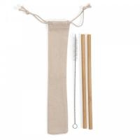 Kit Canudos de Bambu