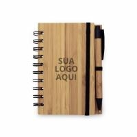 Kit de Caderno e Esferográfica