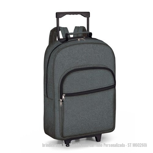 Mochila com carrinho personalizada - Mochila com carrinho Personalizada - ST M60260i - Mochila com Rodinhas para Notebook Personalizada - 147983 - Portal de Brindes Personalizados | Guia Bríndice 38 Anos - Mochila com carrinho