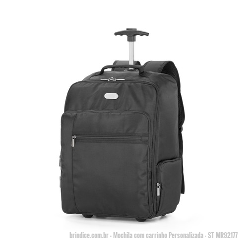 Mochila com carrinho personalizada - Mochila com carrinho Personalizada - ST MR92177 - Mochila de Rodinha Personalizada - 148065 - Portal de Brindes Personalizados | Guia Bríndice 38 Anos - Mochila com carrinho