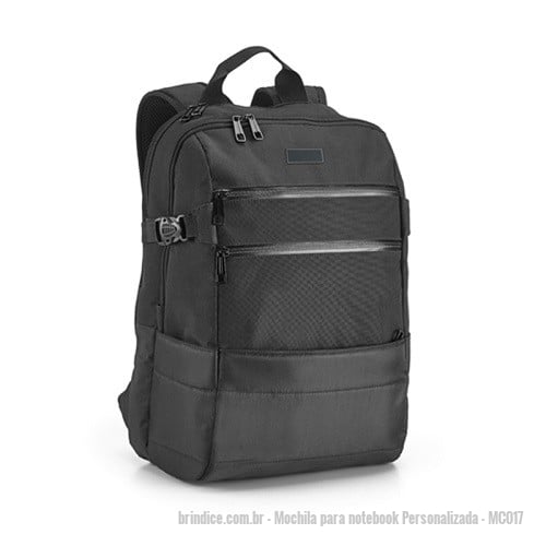 Mochila para notebook personalizada - Mochila para notebook Personalizada - MC017 - Mochila para Notebook 15.6 Polegadas - 166645 - Portal de Brindes Personalizados | Guia Bríndice 38 Anos - Mochila para notebook
