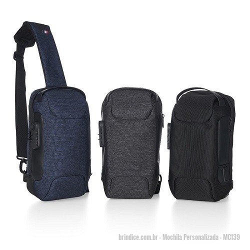 Mochila personalizada - Mochila Personalizada - MC139 - Mochila de Ombro com Entrada USB - 166807 - Portal de Brindes Personalizados | Guia Bríndice 38 Anos - Mochila