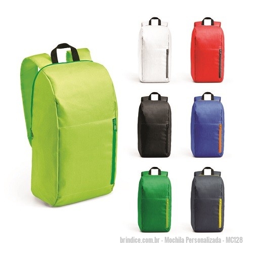 Mochila personalizada - Mochila Personalizada - MC128 - Mochila Compacta - 167065 - Portal de Brindes Personalizados | Guia Bríndice 38 Anos - Mochila