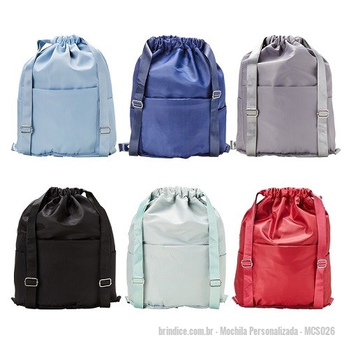 Mochila personalizada - Mochila Personalizada - MCS026 - Mochila Saco Impermeável - 167066 - Portal de Brindes Personalizados | Guia Bríndice 38 Anos - Mochila