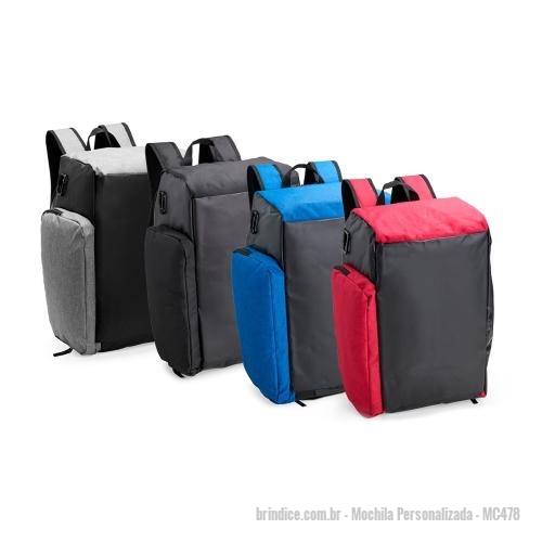 Mochila personalizada - Mochila Personalizada - MC478 - Mochila Mala para Notebook Personalizada - 174794 - Portal de Brindes Personalizados | Guia Bríndice 38 Anos - Mochila