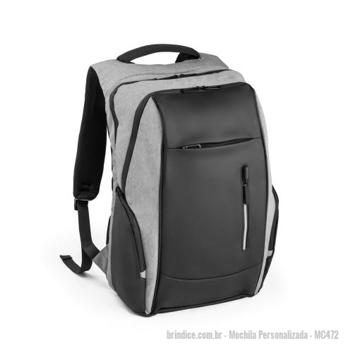 Mochila personalizada - Mochila Personalizada - MC472 - Mochila para Notebook Personalizada - 174841 - Portal de Brindes Personalizados | Guia Bríndice 38 Anos - Mochila