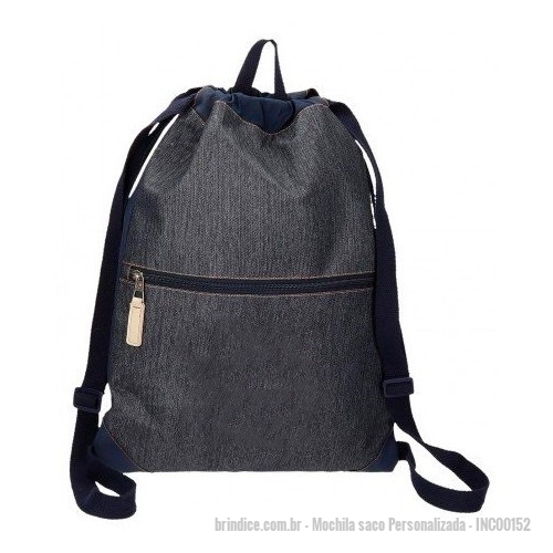 Mochila saco personalizada - Mochila saco Personalizada - INC00152 - INC00152 - 139141 - Portal de Brindes Personalizados | Guia Bríndice 38 Anos - Mochila saco