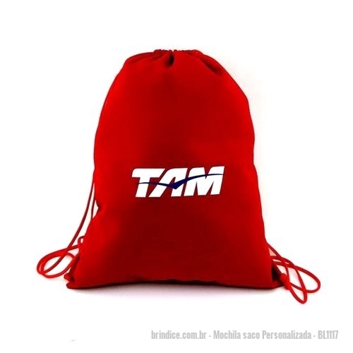 Mochila saco personalizada - Mochila saco Personalizada - BL1117 - Mochila Saco - 89388 - Portal de Brindes Personalizados | Guia Bríndice 38 Anos - Mochila saco