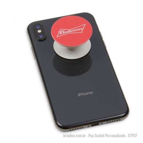Pop Socket personalizado - Pop Socket Personalizado - STPSP - Pop Socket Personalizado - 110680 - Portal de Brindes Personalizados | Guia Bríndice 38 Anos - Pop Socket