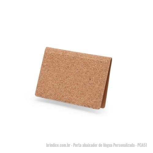 Porta abaixador de língua personalizada - Porta abaixador de língua Personalizada - PCA51 - Porta Cartão Personalizado - 174752 - Portal de Brindes Personalizados | Guia Bríndice 38 Anos - Porta abaixador de língua