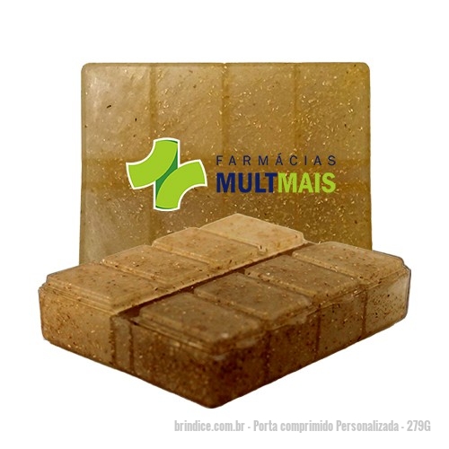 Porta comprimido personalizada - Porta comprimido Personalizada - 279G - Porta comprimidos Eco Sustentável formato retangular com 8 compartimentos, tampa articulada e com os dias da semana, feito com 50% de Fibra Natural de Coco ou Madeira e 50% em Plástico Premium (PP) atóxico. - 175051 - Portal de Brindes Personalizados | Guia Bríndice 38 Anos - Porta comprimido