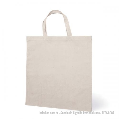 Sacola de Algodão personalizada - Sacola de Algodão Personalizada - PEPSAC87 - Sacola 100% Algodco Personalizada - 117147 - Portal de Brindes Personalizados | Guia Bríndice 38 Anos - Sacola de Algodão