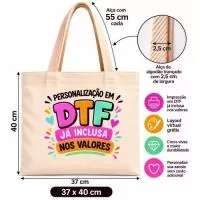 Sacola de Algodão Personalizada