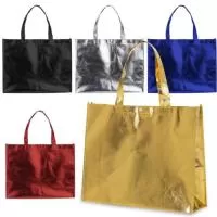 Sacola de TNT metalizado Personalizada