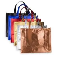 Sacola de TNT metalizado Personalizada