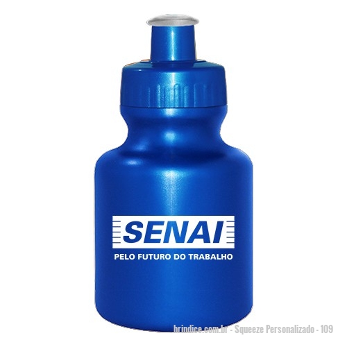 Squeeze personalizado - Squeeze Personalizado - 109 - Squeeze de PE resistente e flexível, tampa rosqueável em PP e bico em PVC cristal. Acabamento e vedação impecável. Capacidade de 300 mL - 175125 - Portal de Brindes Personalizados | Guia Bríndice 38 Anos - Squeeze