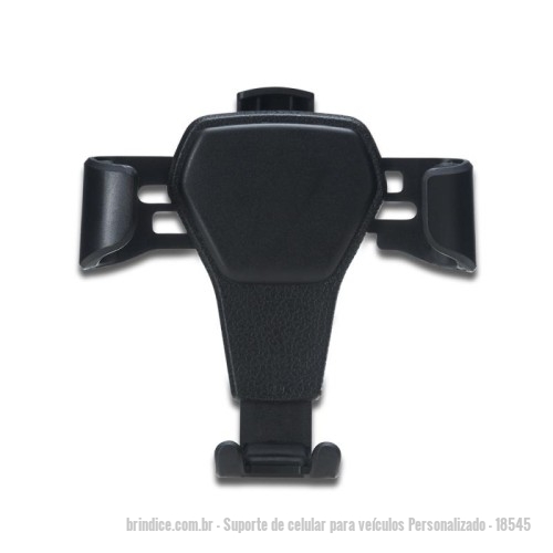 Suporte de celular para veículos personalizado - Suporte de celular para veículos Personalizado - 18545 - Suporte veicular gravitacional com hastes de ajuste automático e garra de encaixe. - 175116 - Portal de Brindes Personalizados | Guia Bríndice 38 Anos - Suporte de celular para veículos