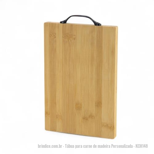 Tábua para carne de madeira personalizada - Tábua para carne de madeira Personalizada - KCH148 - Tábua de Corte Personalizada - 174818 - Portal de Brindes Personalizados | Guia Bríndice 38 Anos - Tábua para carne de madeira