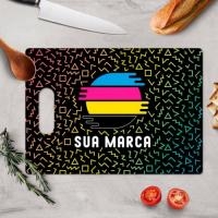 Tábua para carne de vidro ou acrílico