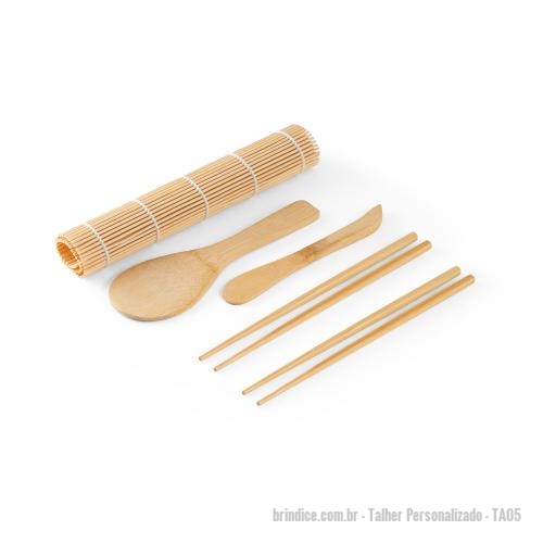 Talher personalizado - Talher Personalizado - TA05 - Kit Sushi Personalizado - 172610 - Portal de Brindes Personalizados | Guia Bríndice 38 Anos - Talher