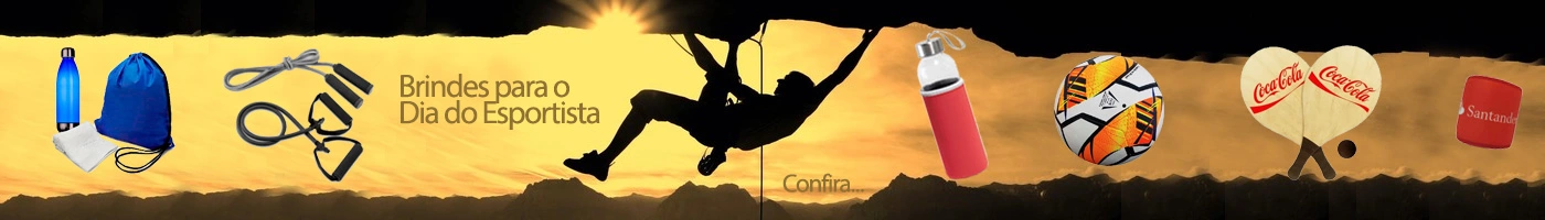 Brindes para o Dia do Esportista